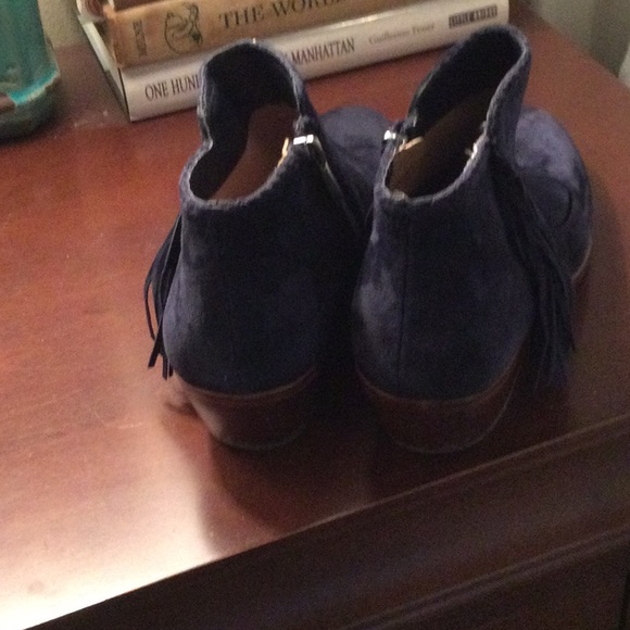 Cowboy Suede Fringe Ankle boots - Picture 5 of 7